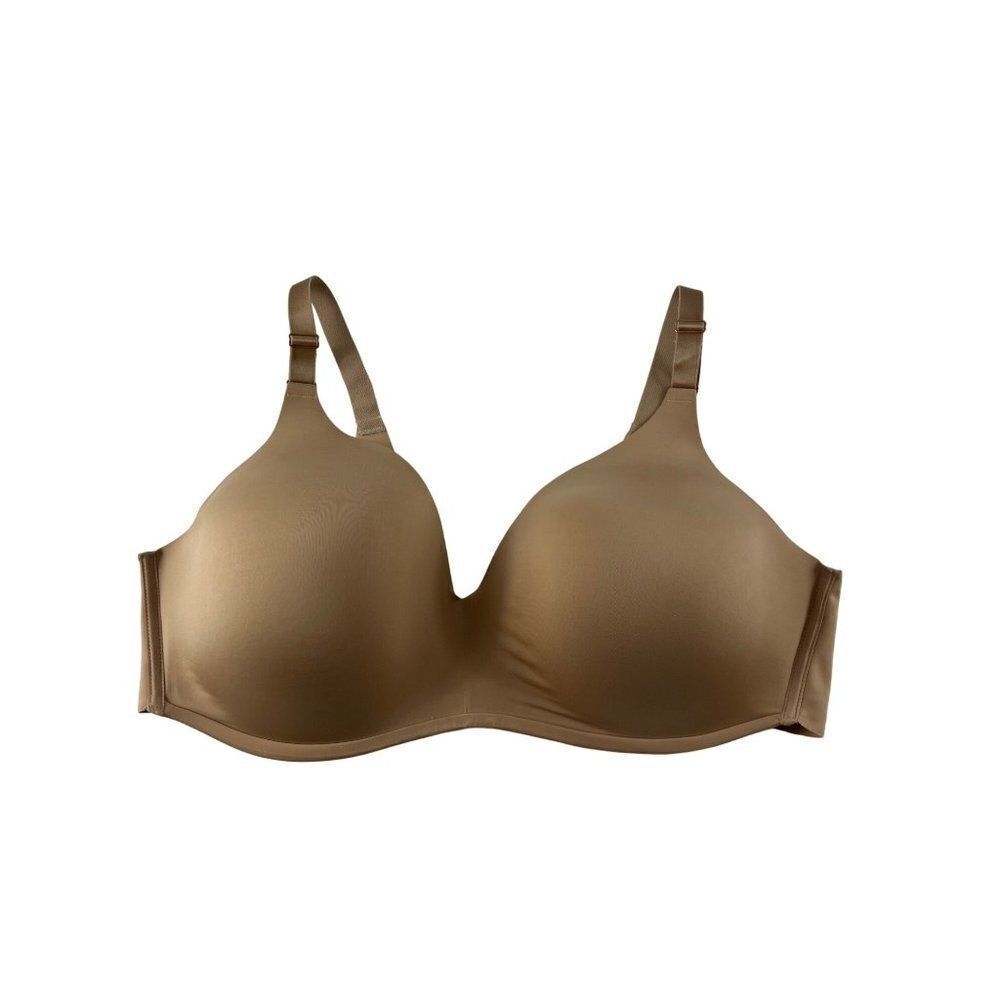 Soma Vanishing 360 Perfect Coverage Wireless Padded Bra 42DD Warm Amber Tan